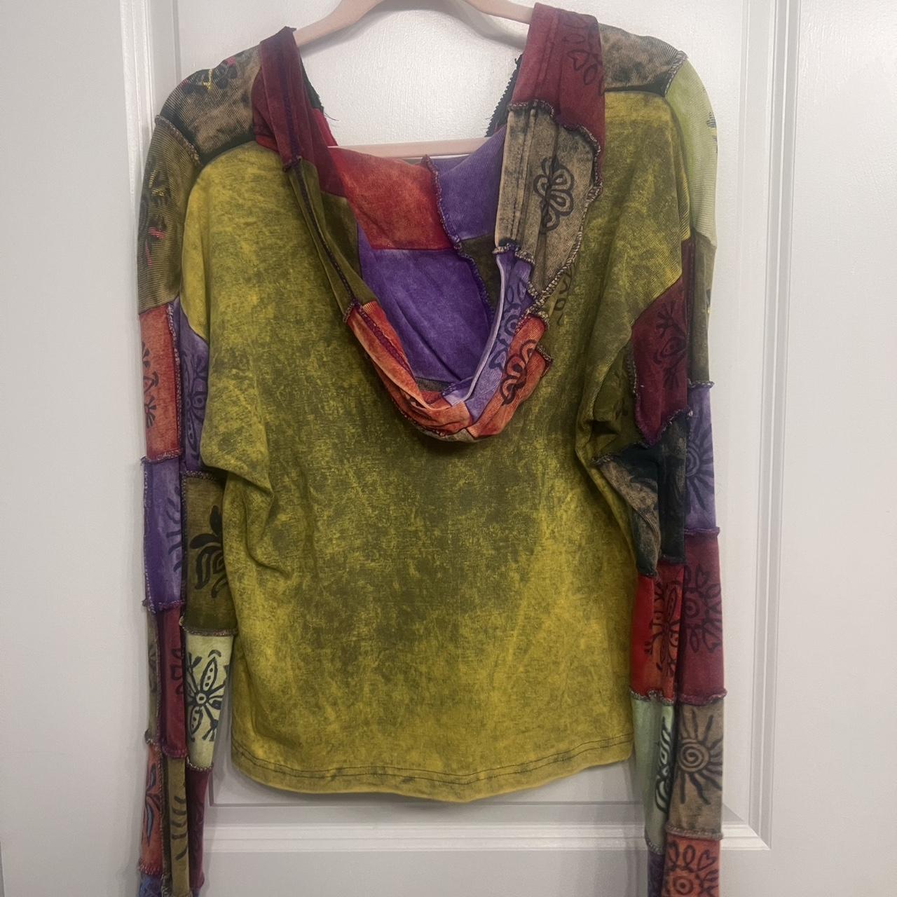 Women's Cardigan - Multi - S – Boho patchwork car… - image 2