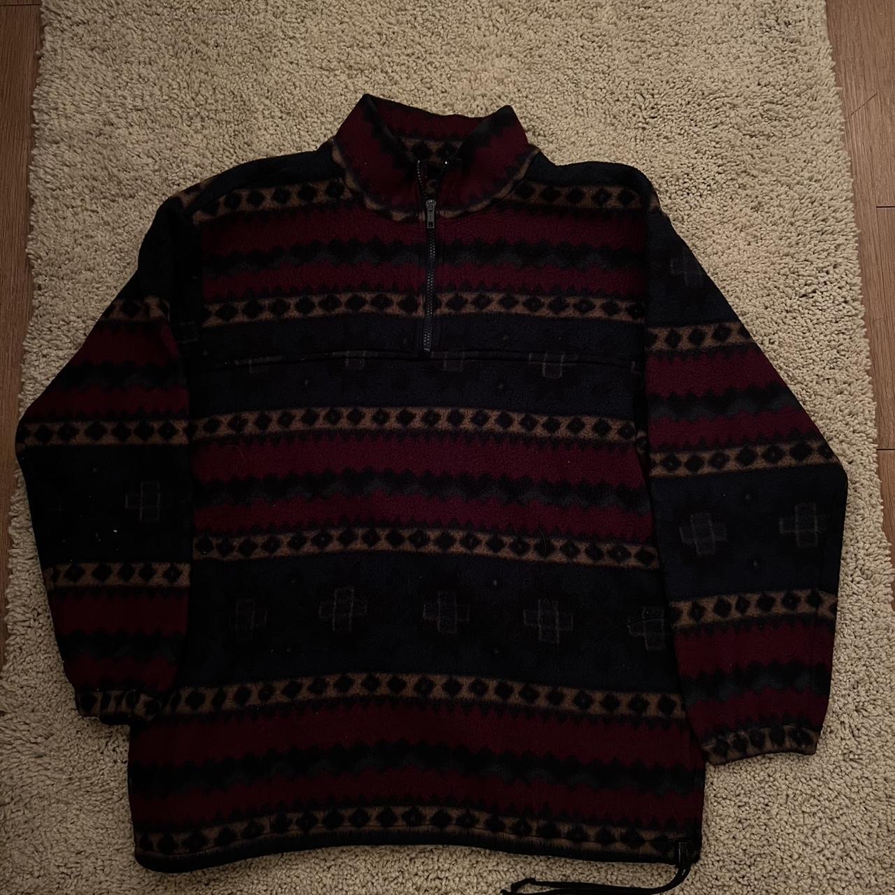 Warm fuzzy Vintage quarter zip! Mens Large/XL and... - Depop