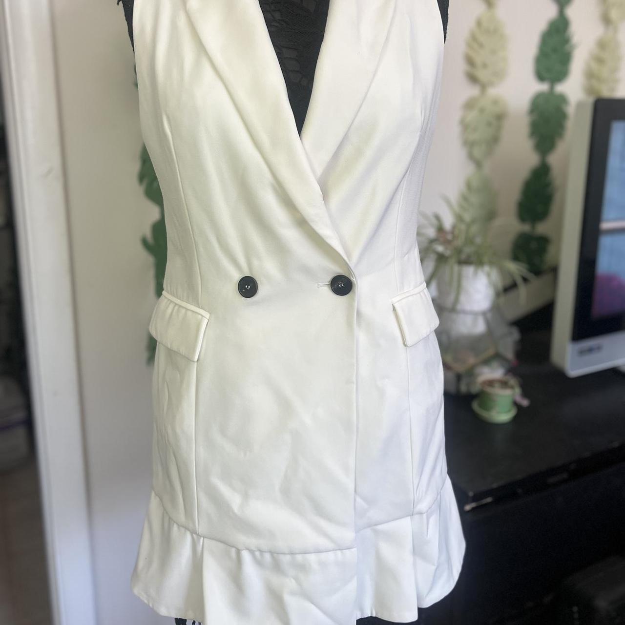 Zara basic white blazer hotsell