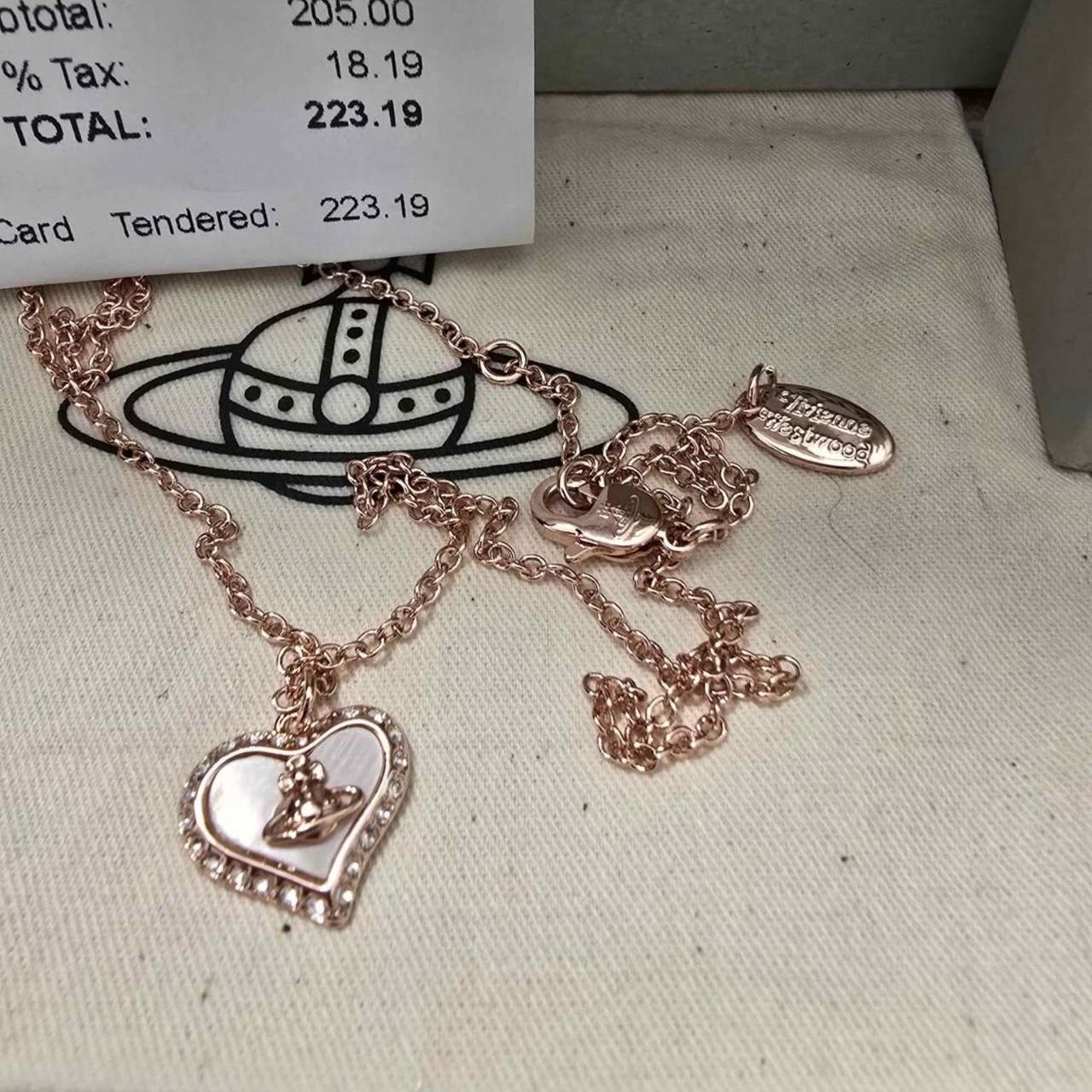 ★Vivienne Westwood★ Vivienne Westwood 24FW Women's Petra E Vivienne Westwood Silver Petra Necklace Silver Shell Heart w