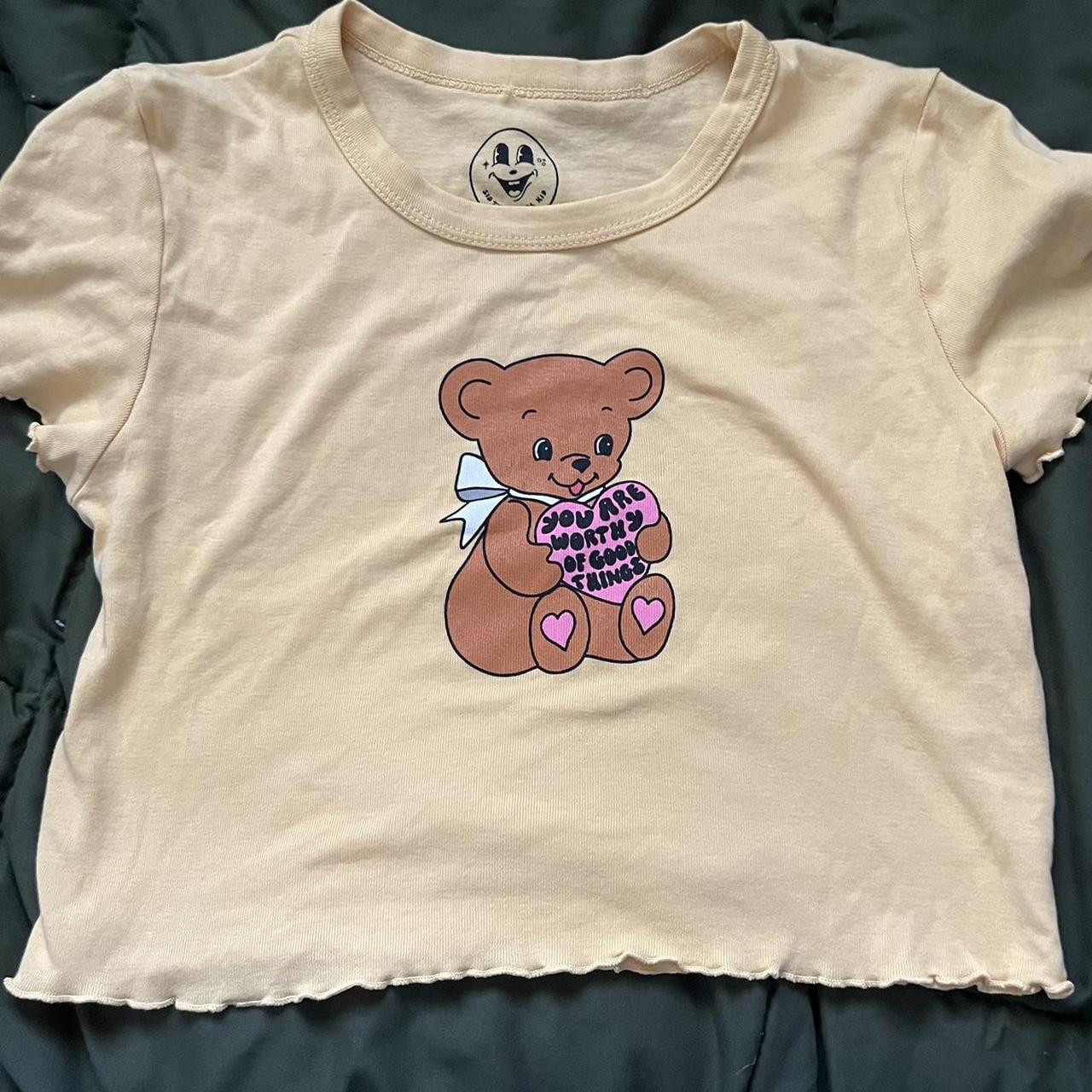 cute teddy bear you’re worthy of good things... - Depop