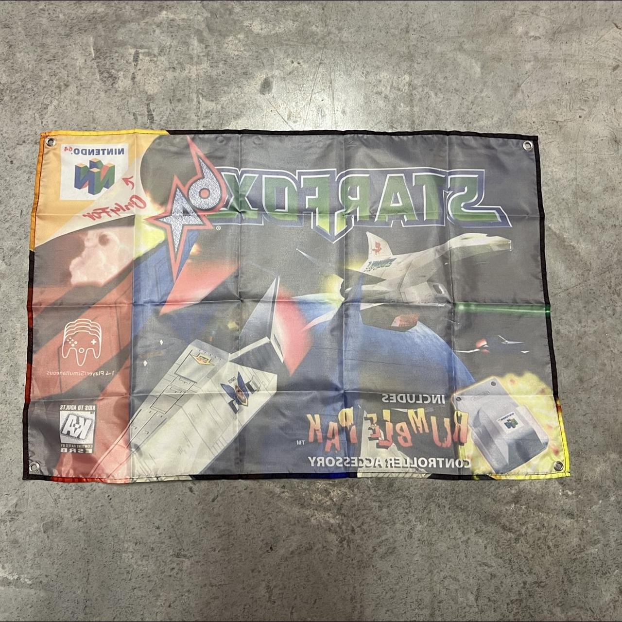 Starfox 64 Custom Wall Flag Banner Tapestry 2 X 3 Depop