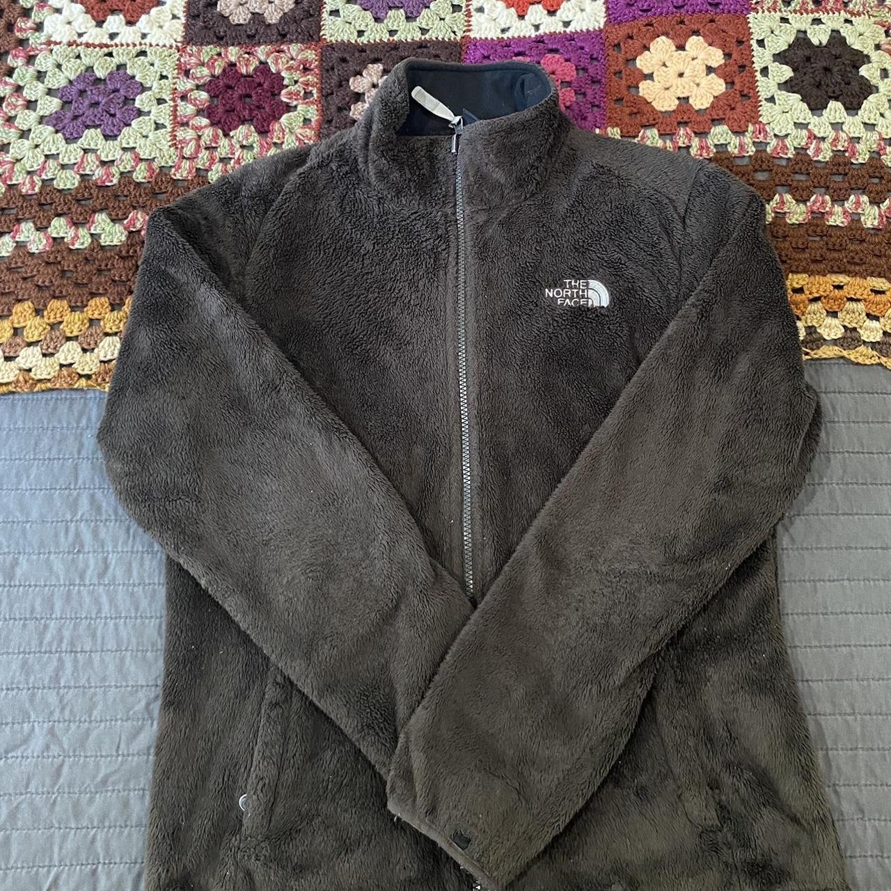 Vintage ‘north face’ women’s zip up fleece jacket - Depop