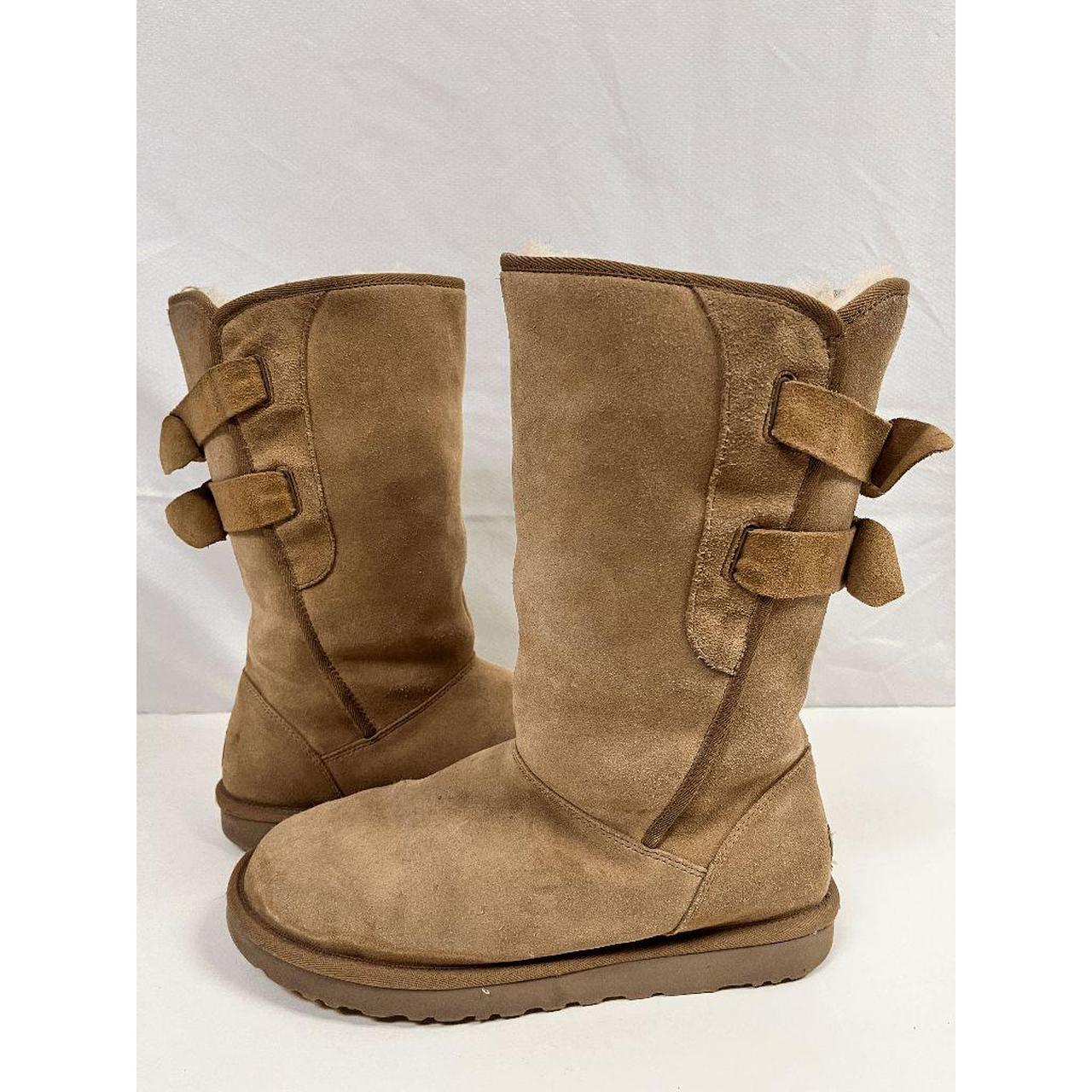 Ugg Australia Women s Allegra Bow II Chestnut Boots