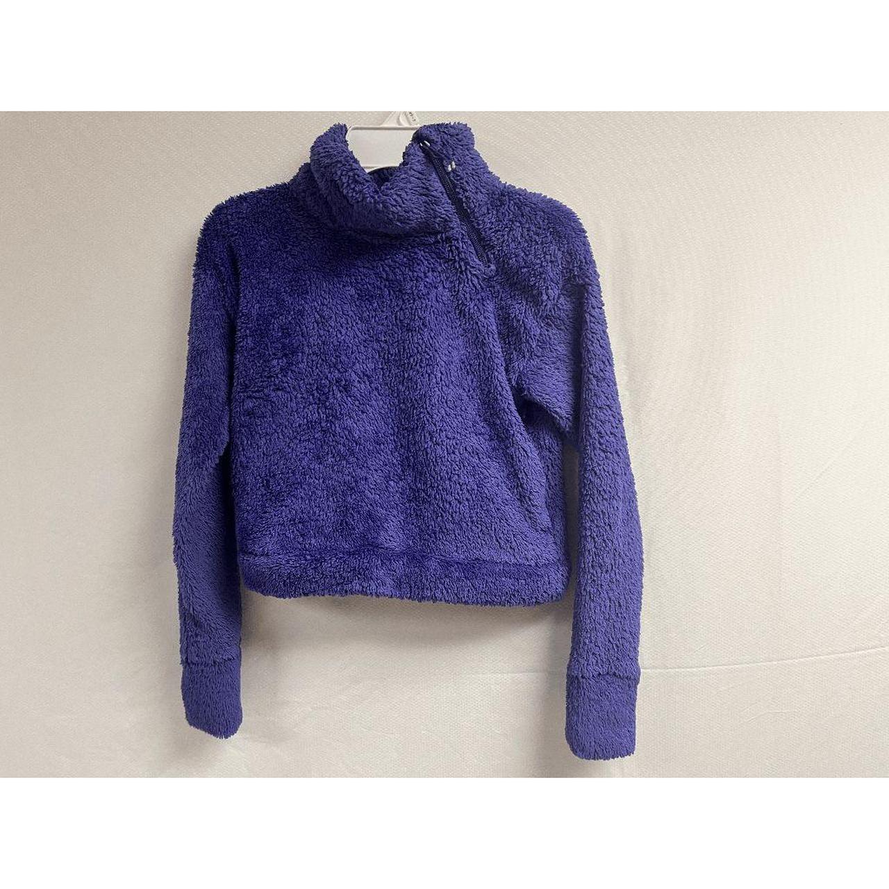 all in motion, Sweaters, All In Motion Fleece Sherpa Half Zip Hoodie  Purple