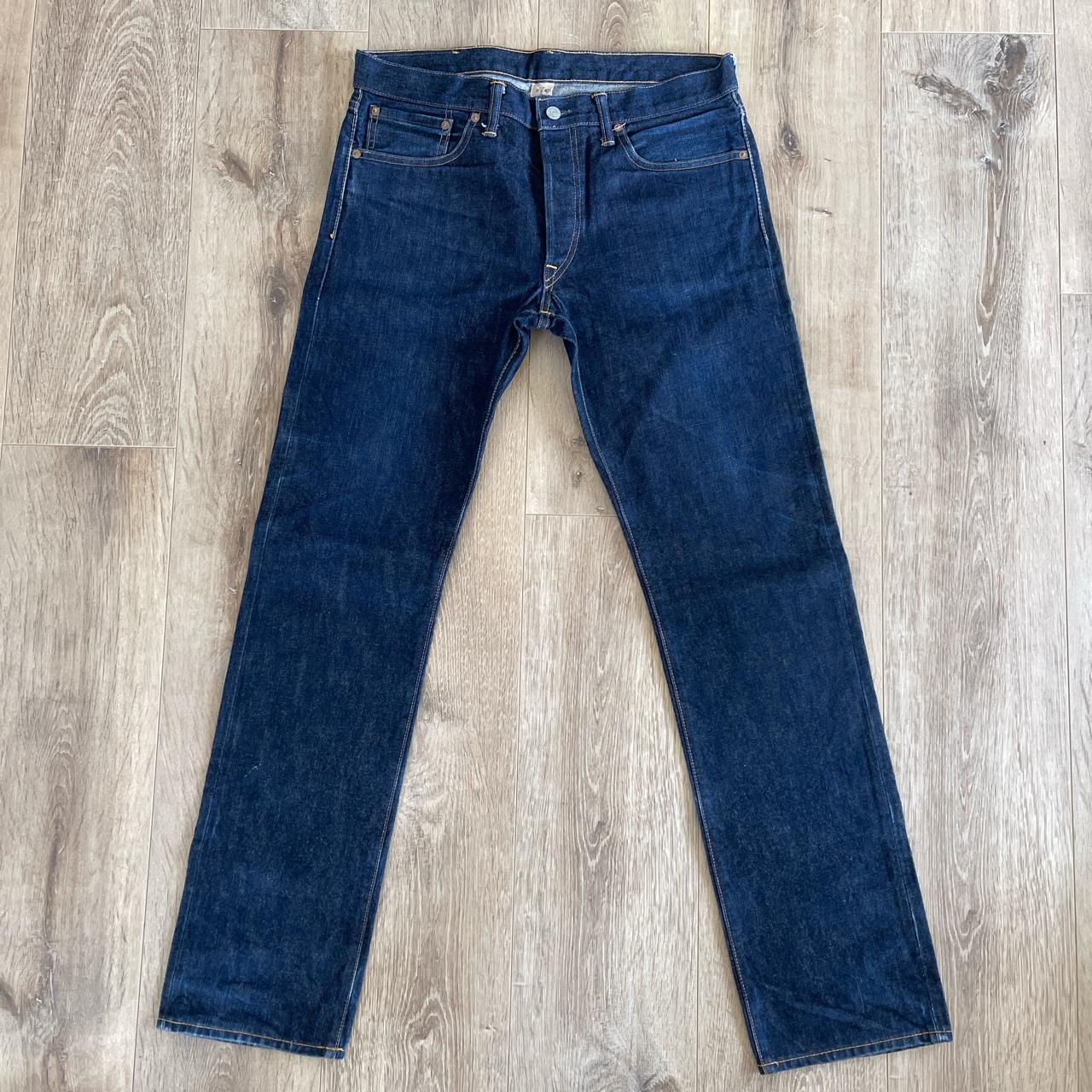 RRL Dark Blue Denim Jeans 32x34 Great Condition... - Depop