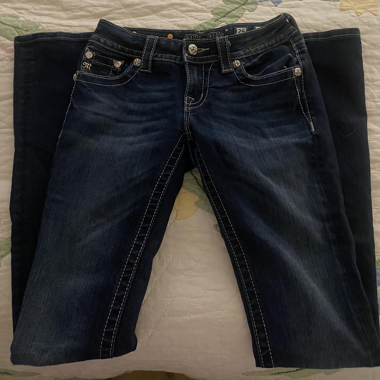 Miss me low rise dark denim jeans #lowrise #jeans... - Depop