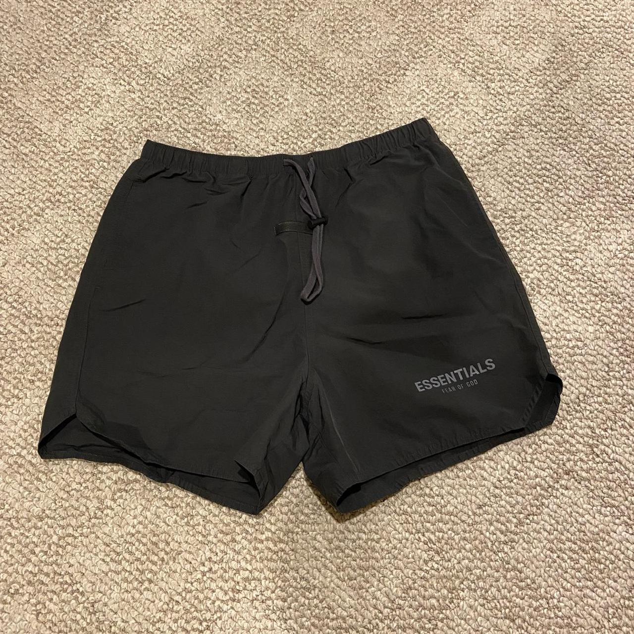 Essentials Men's Black Shorts | Depop