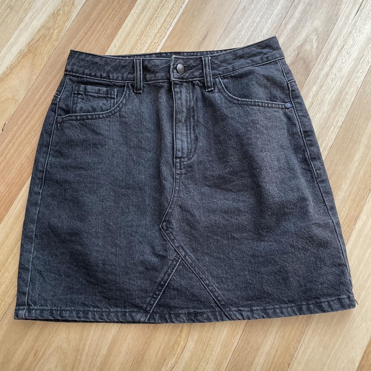 Black denim skirt dotti hotsell