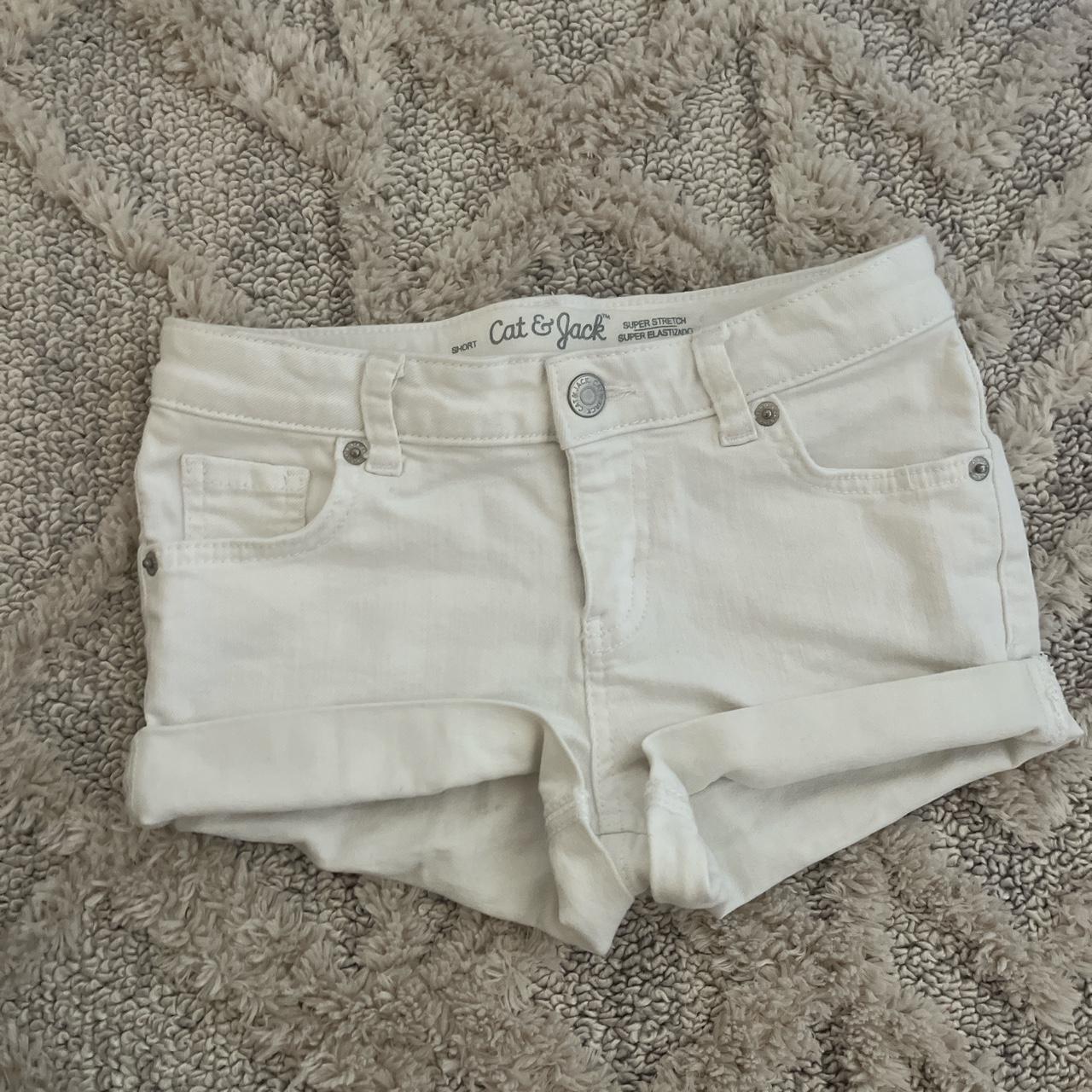 Target white hot sale jean shorts