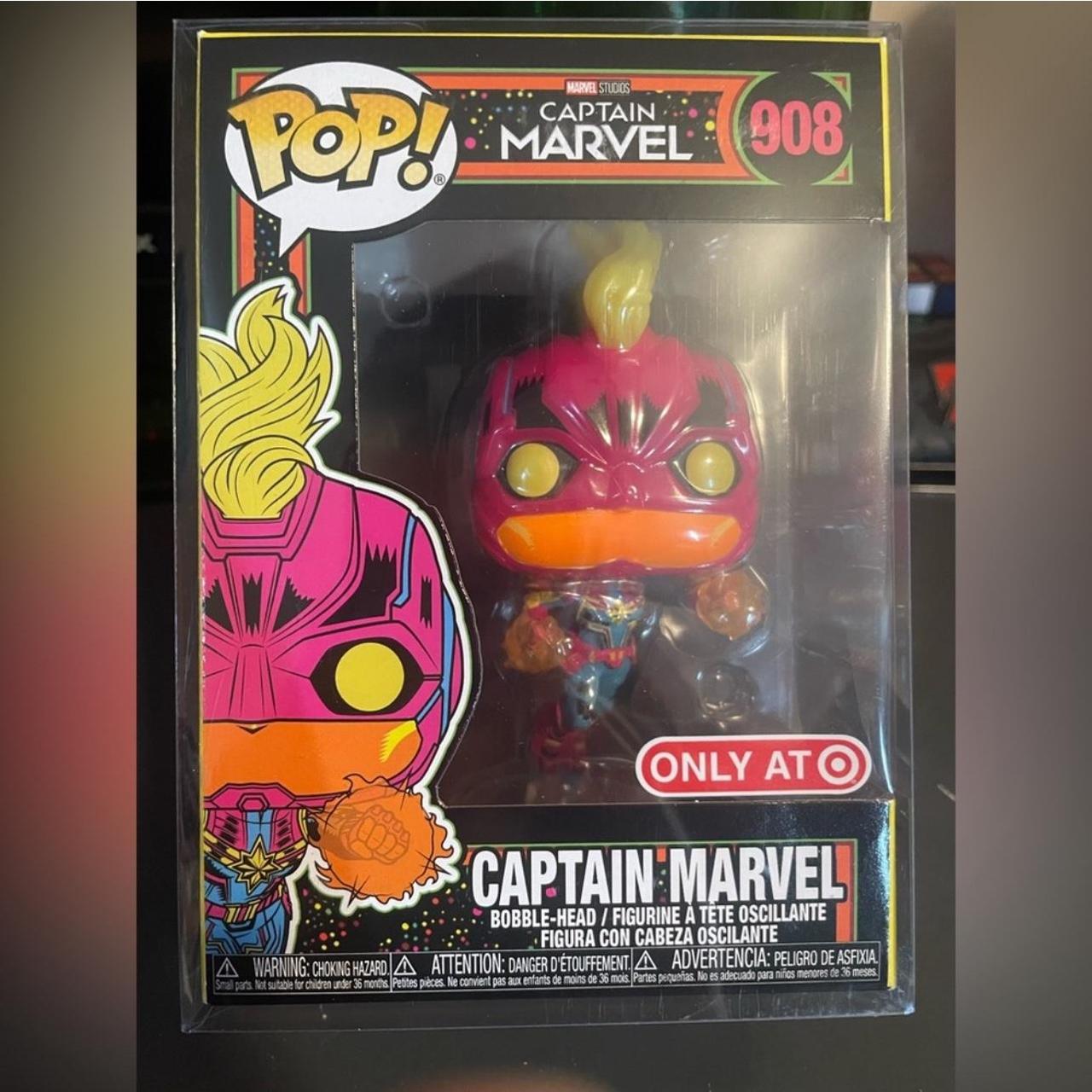 Funko Pop 908 Captain Marvel Depop