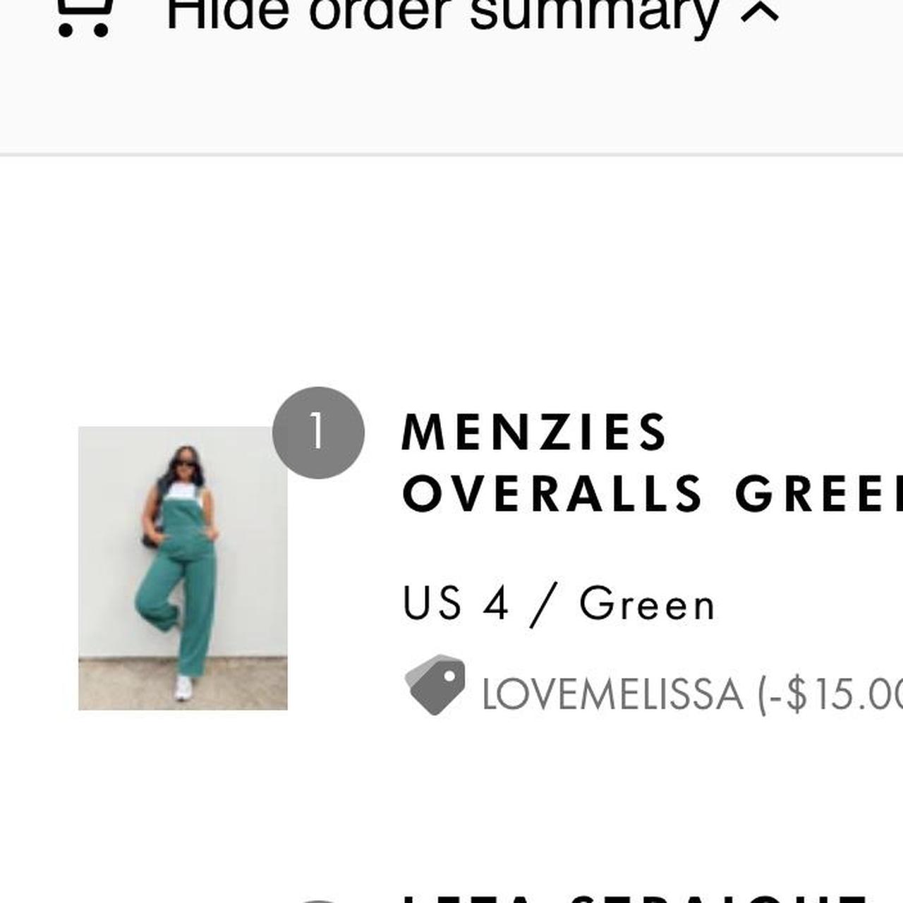 Princess Polly overalls!! Super cute (bluish?) green... Depop