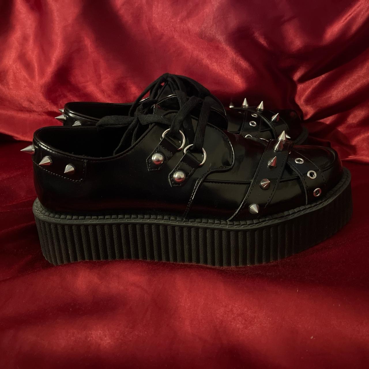 Spiked KILLSTAR creepers still new only worn twice,... Depop