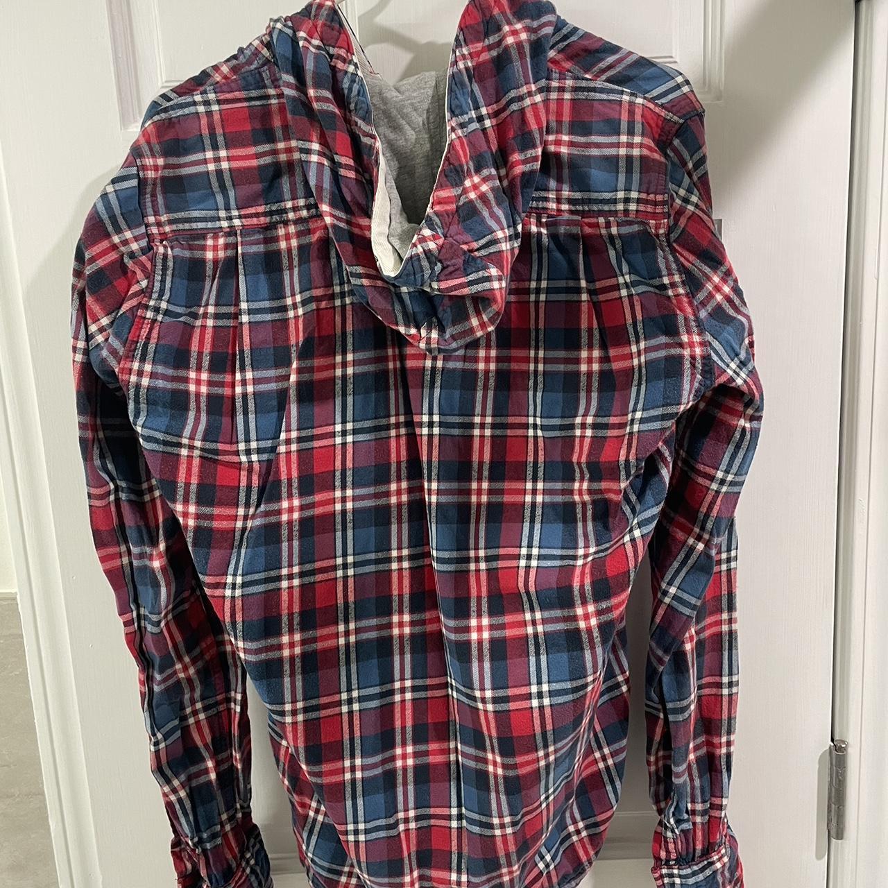 Superdry flannel hoodie sale