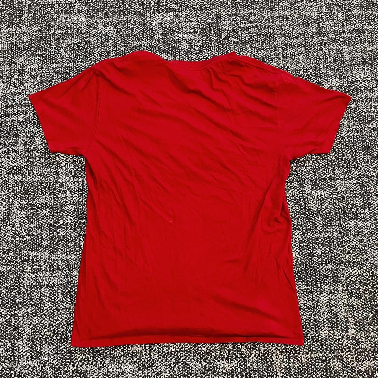 Gap Men's Red and Black T-shirt | Depop