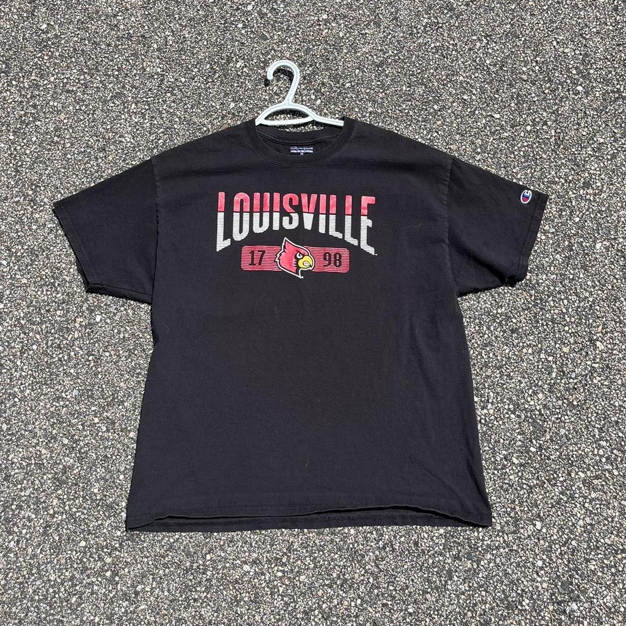 Louisville Cardinals Champion crew neck - Depop
