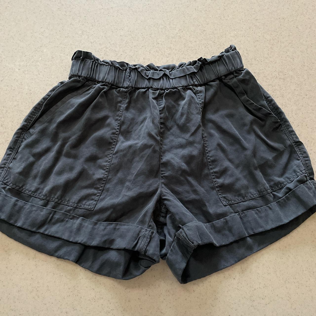 Aerie Women's Black Shorts | Depop