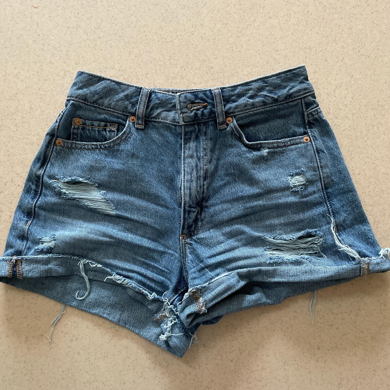 Garage Women's Blue Shorts | Depop