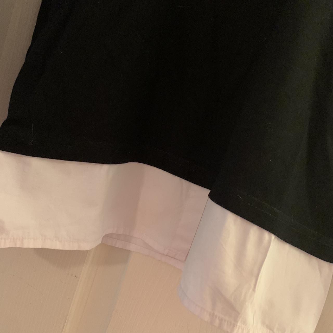 Etam Women's White and Black T-shirt (4)