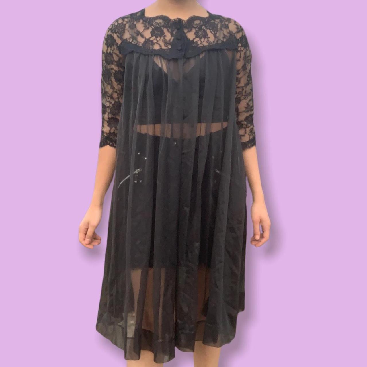 Gossard Women's Black Robe Depop