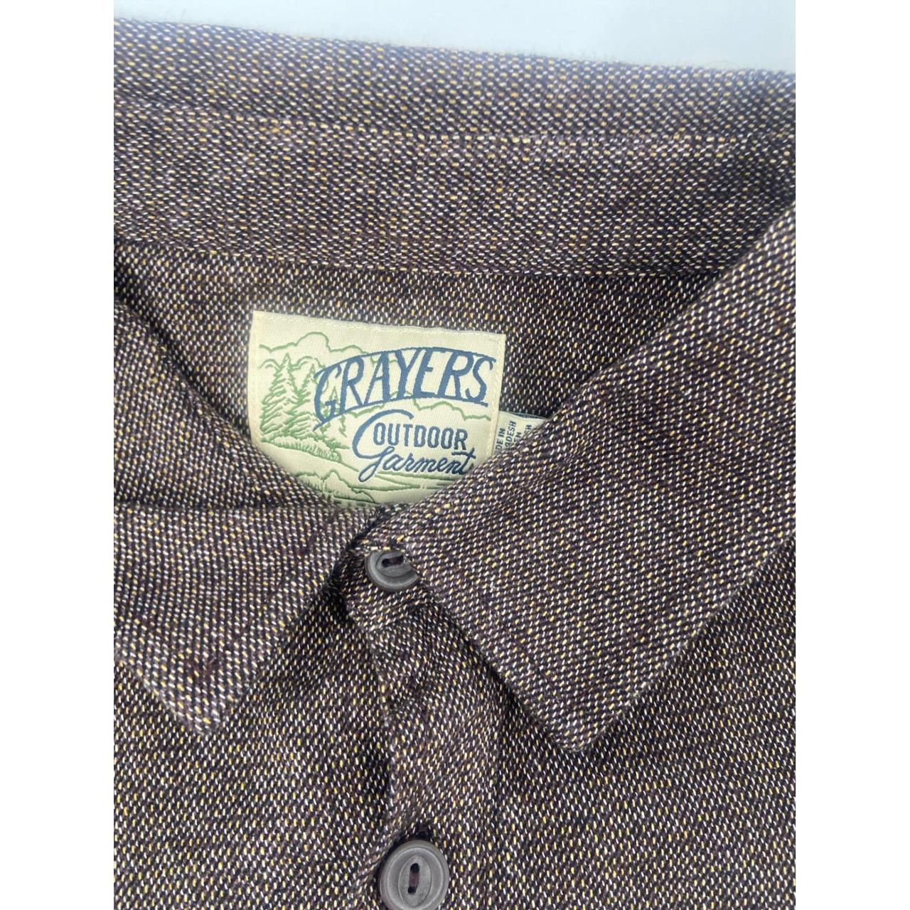 Preloved Men's Shacket Jacket - Brown - XXL – Gra… - image 7