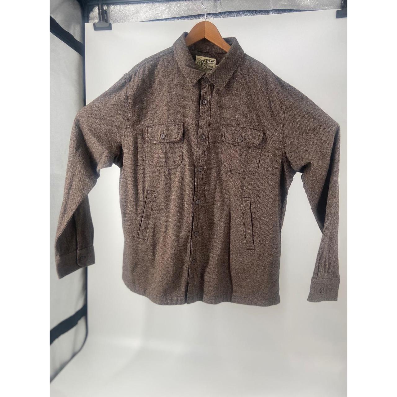 Preloved Men's Shacket Jacket - Brown - XXL – Gra… - image 4