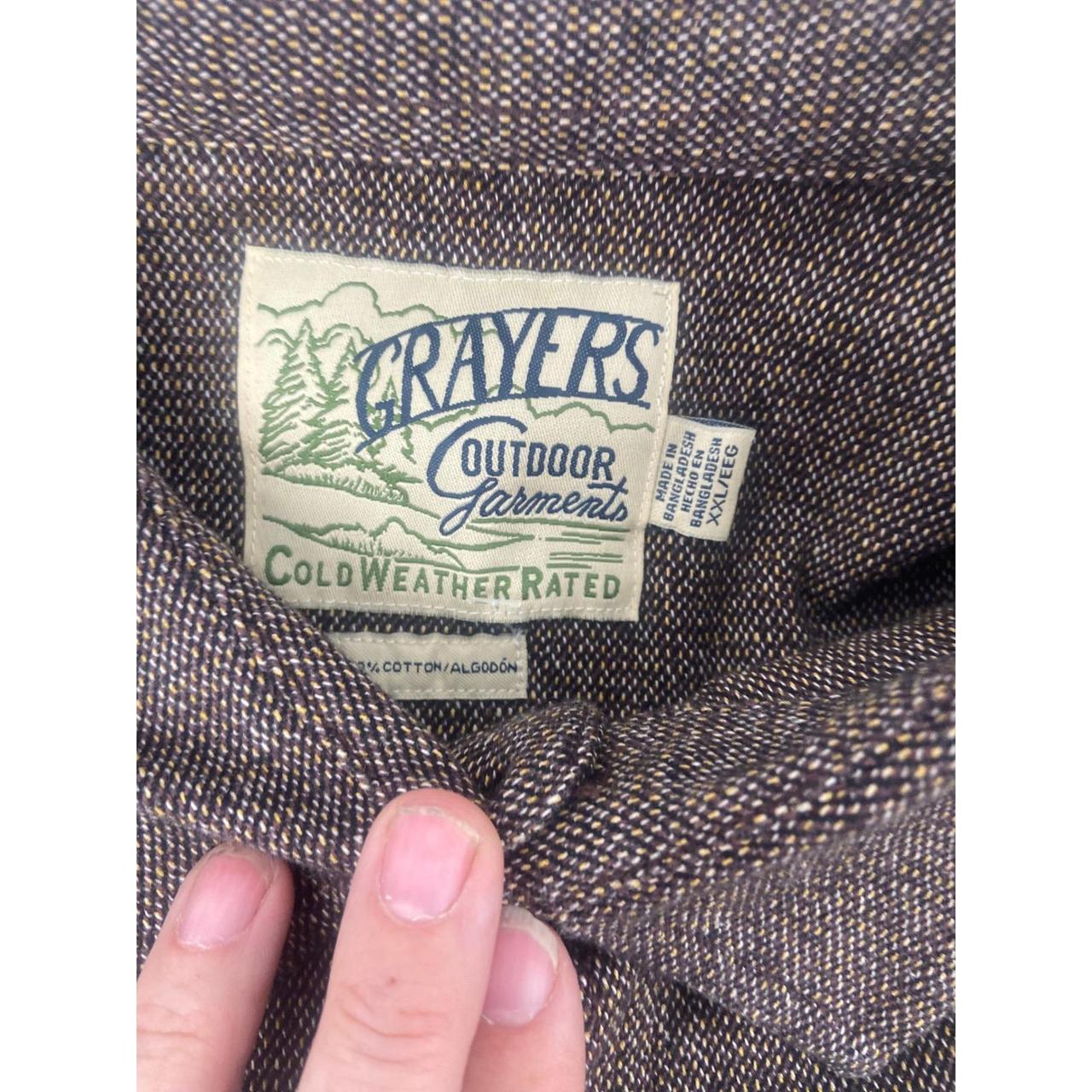 Preloved Men's Shacket Jacket - Brown - XXL – Gra… - image 6