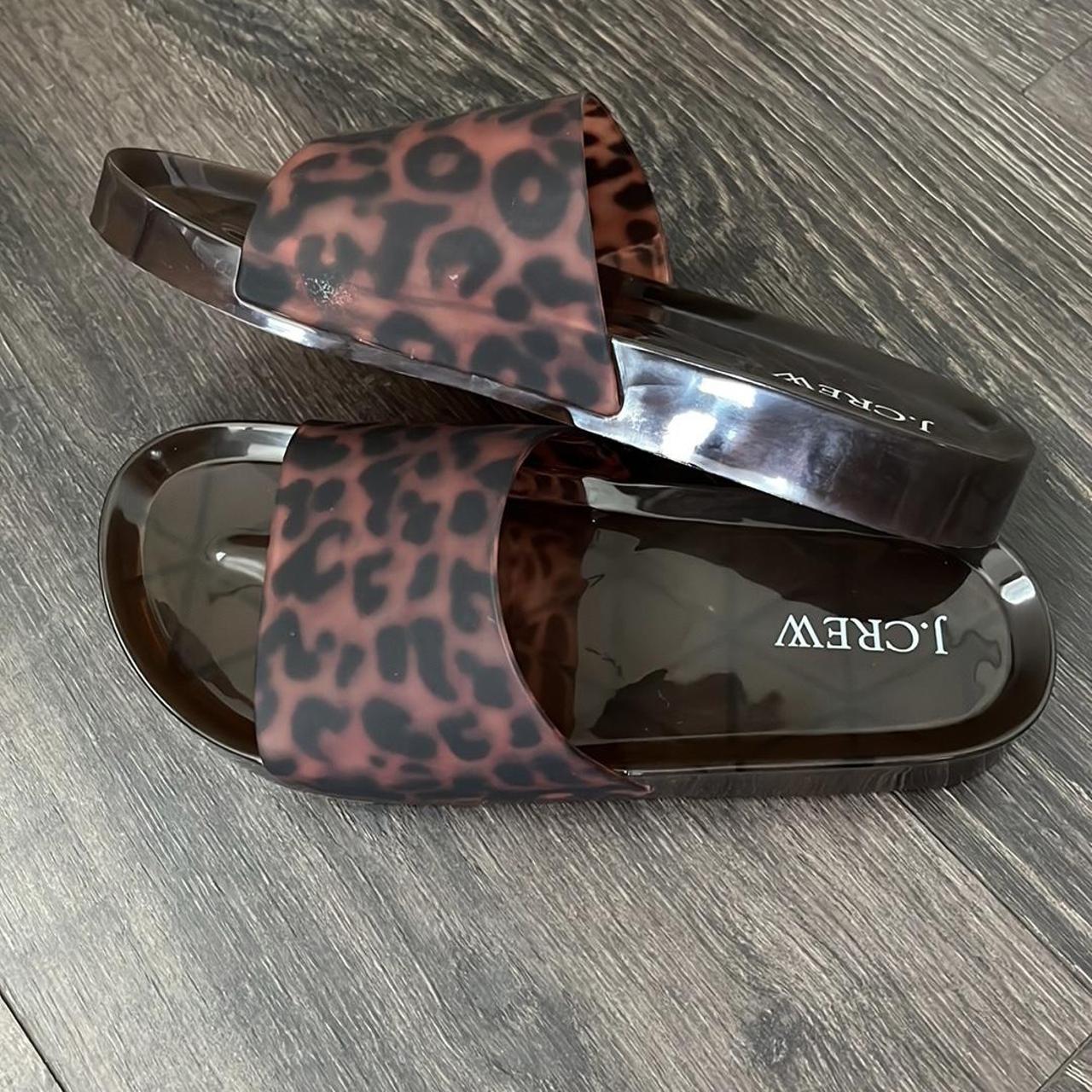 J crew sale tortoise slides