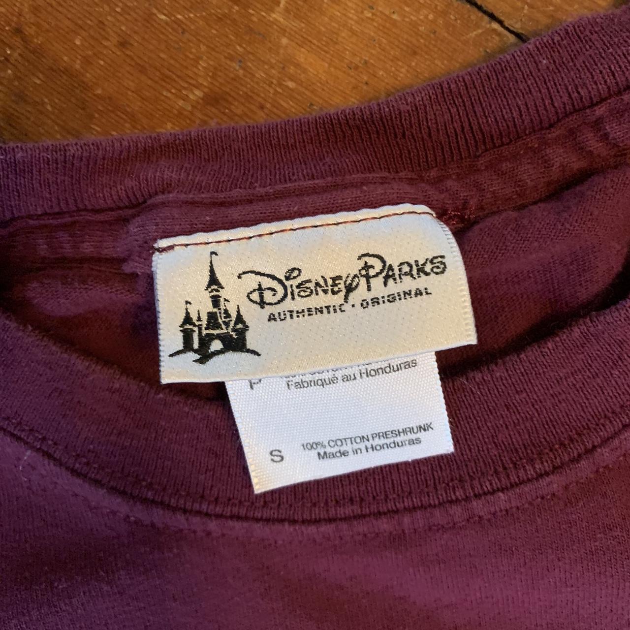 Disney Men's Burgundy and Red T-shirt | Depop