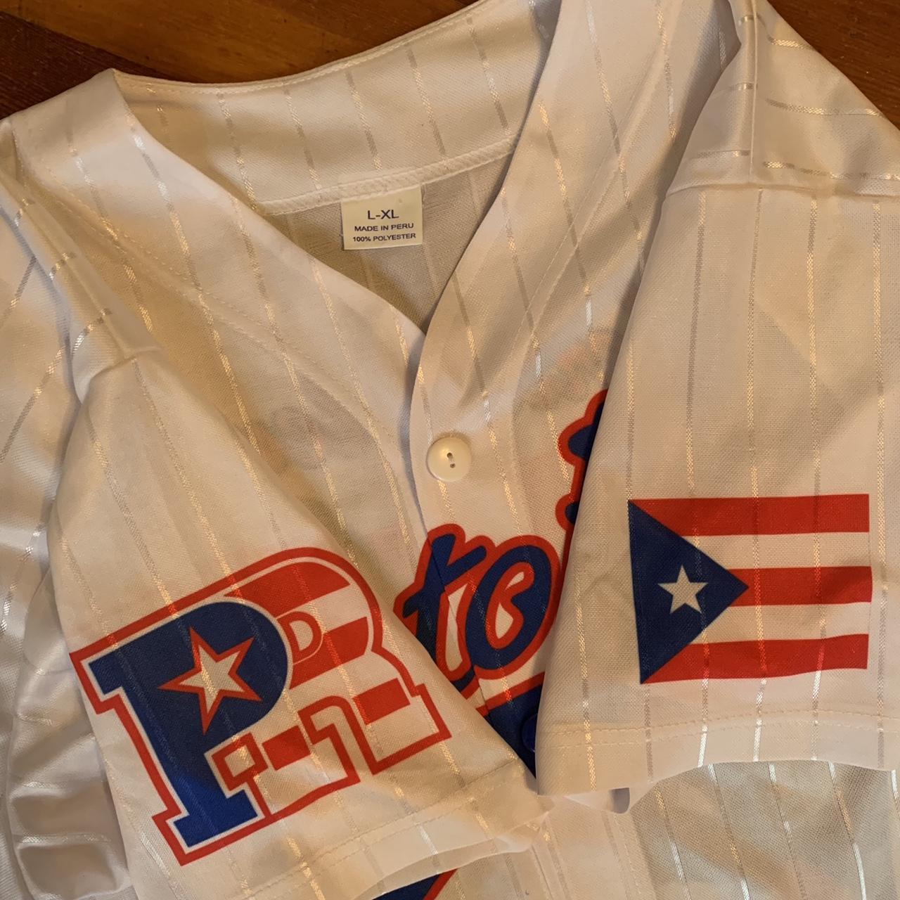 New XL Roberto Clemente Puerto Rico Jersey - Depop