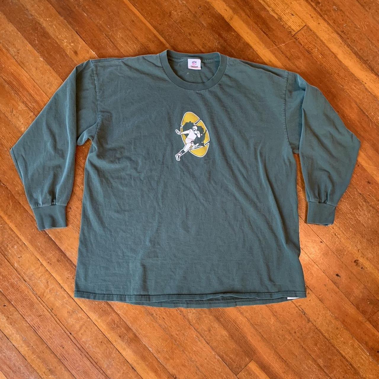 Green Bay Packers NFL Team Apparel Long Sleeve Shirt - Depop