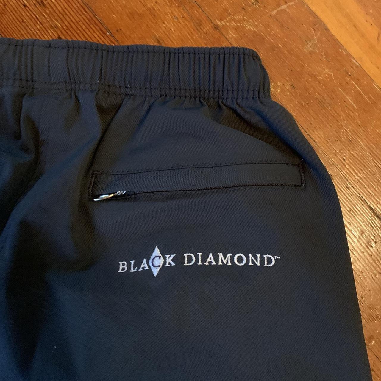 Black Diamond Men's Black and White Trousers (3)