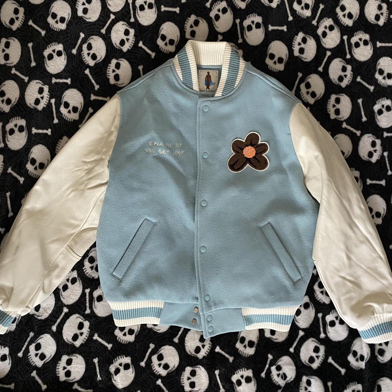 Golf le fleur varsity jacket blue sale