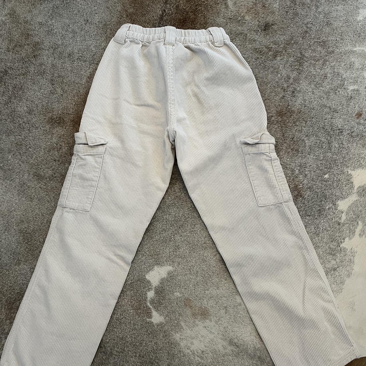 White pacsun corduroy pants. no flaws but used.... - Depop