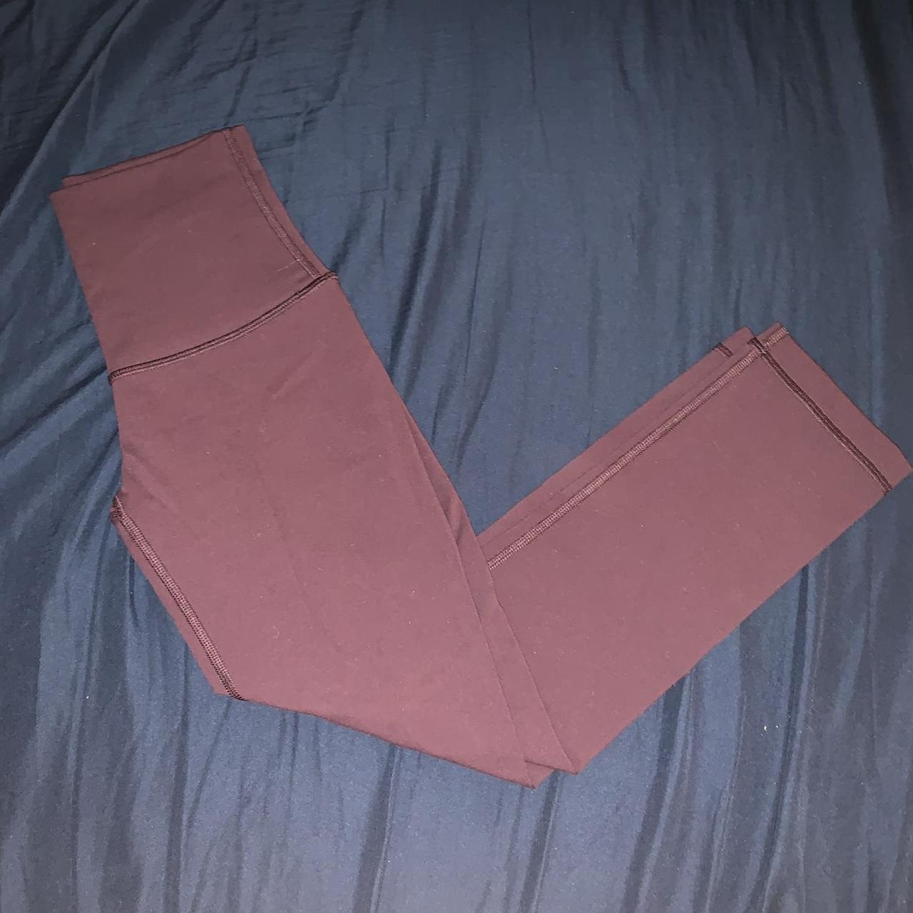 Deep purple lululemon leggings size 2. Feel like... Depop