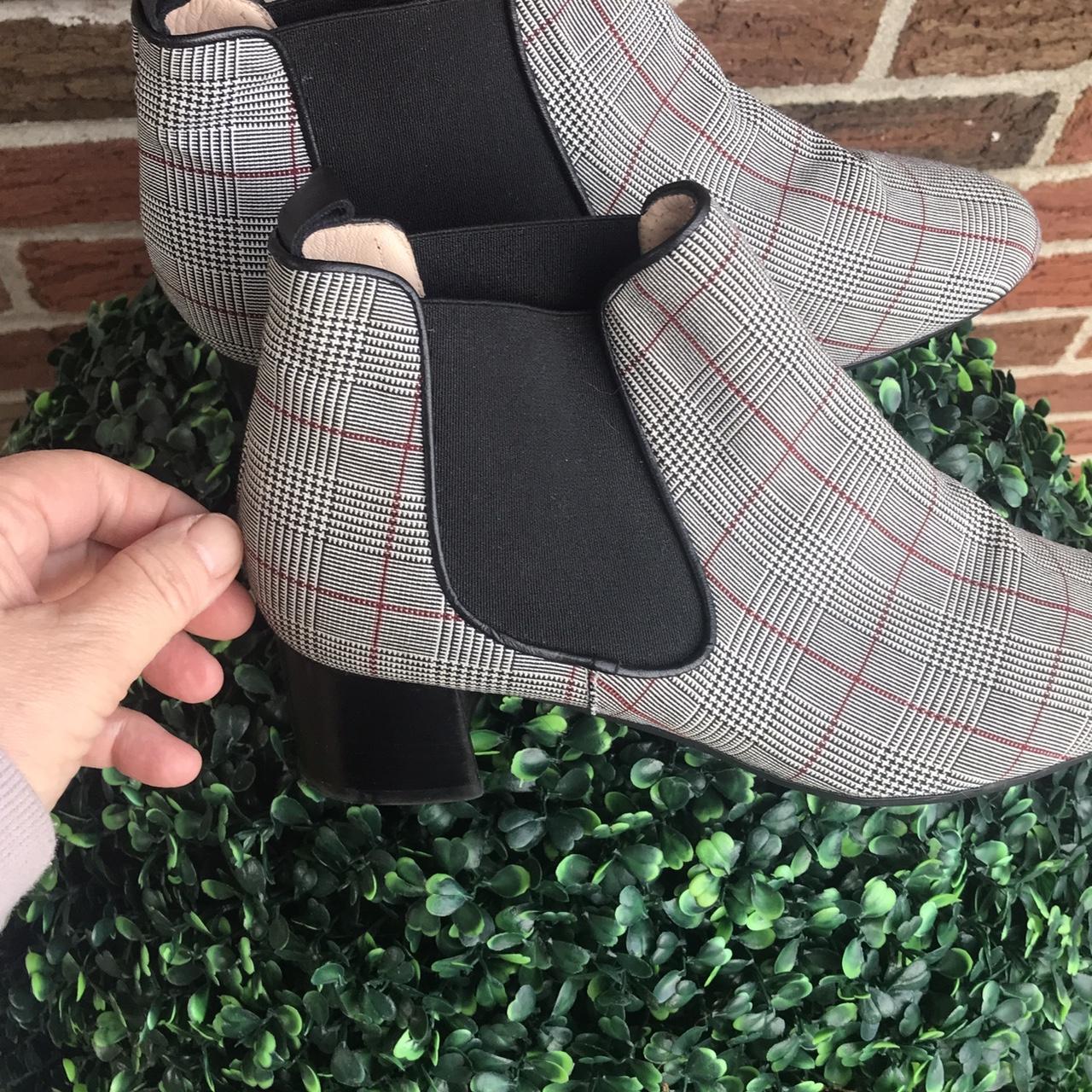 Beautiful Plaid Ankle boot by Brendazaro of Spain. Depop