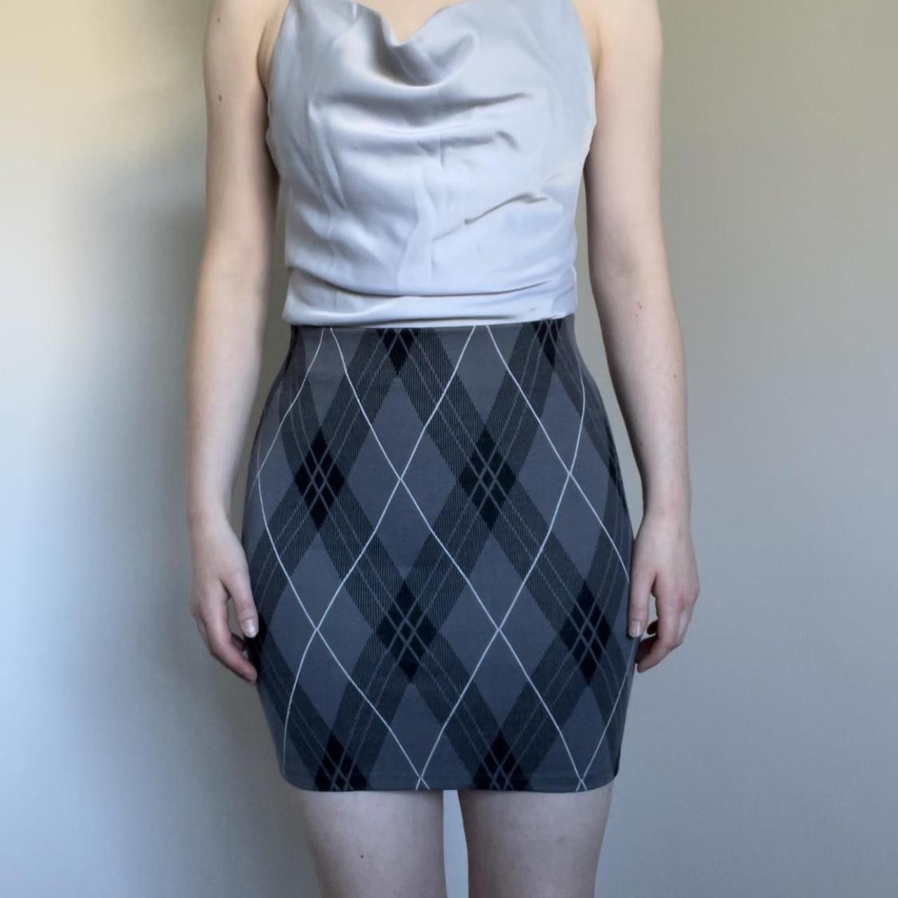 Grey skirt outlet size 8