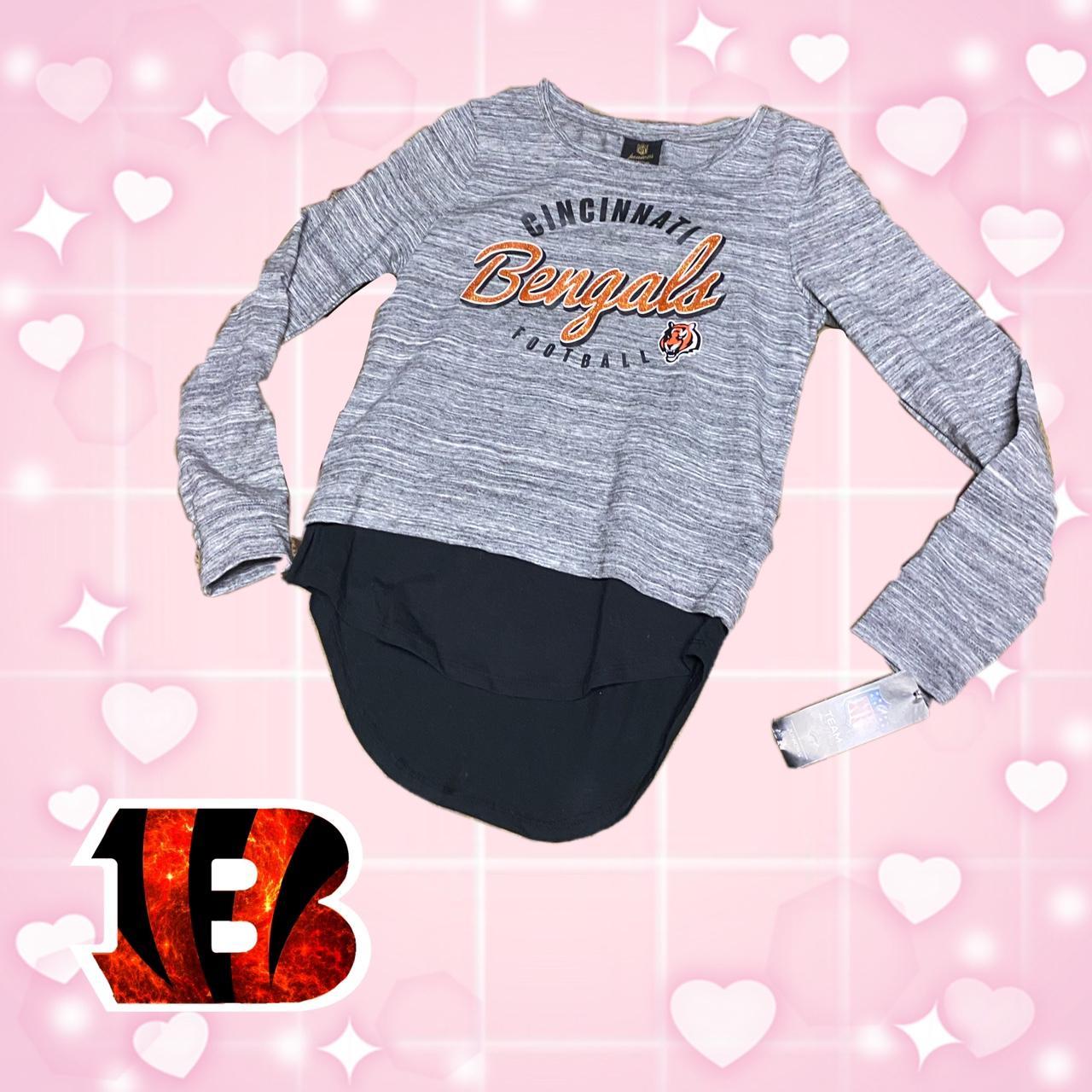 Sparkly Cincinnati Bengals long sleeve shirt