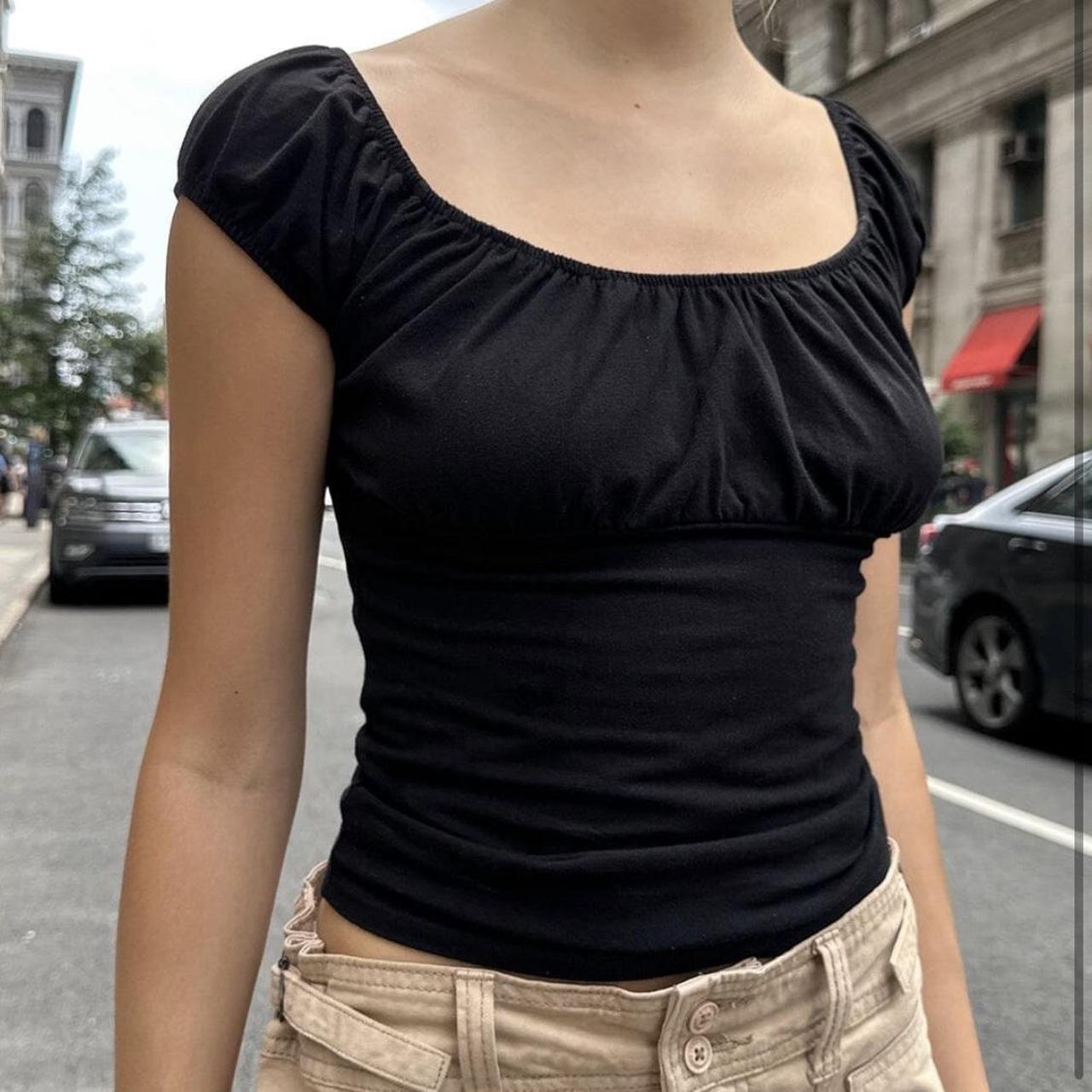 casey brandy Melville ruffled top so cute just... Depop