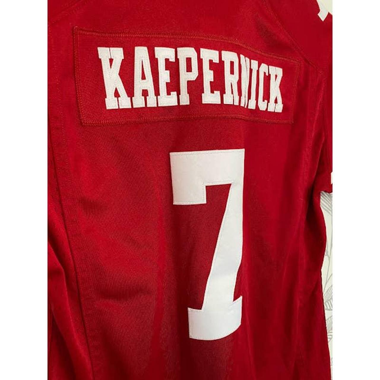 San Francisco 49ers Kaepernick jersey, size youth - Depop