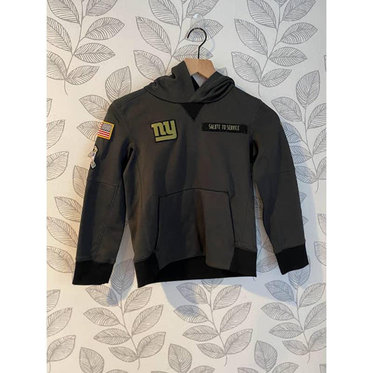 NFL Giant Salute to Service Camo Hoodie, Size Youth - Depop