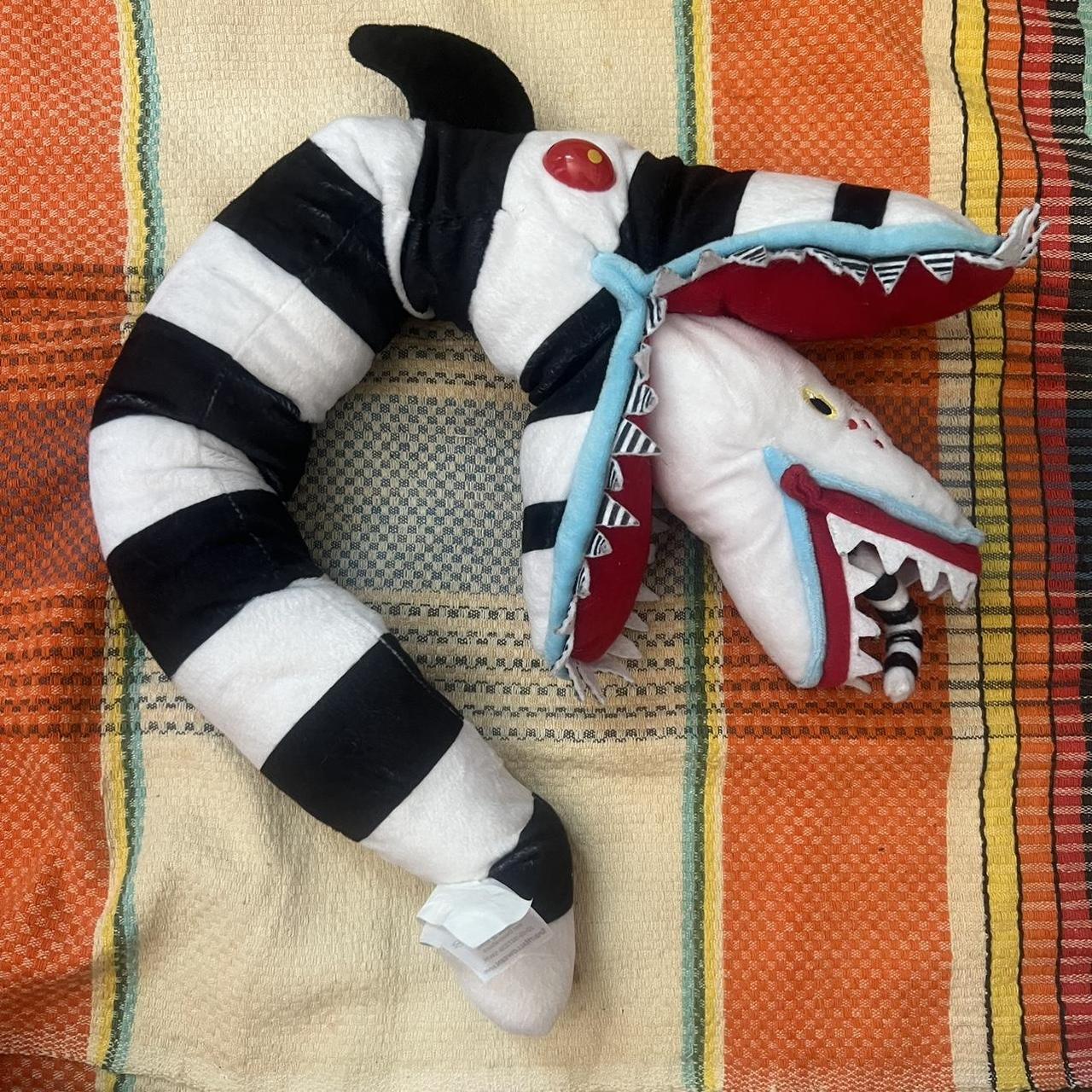 Beetlejuice Sand Snake plush. Metal rod inside to... - Depop