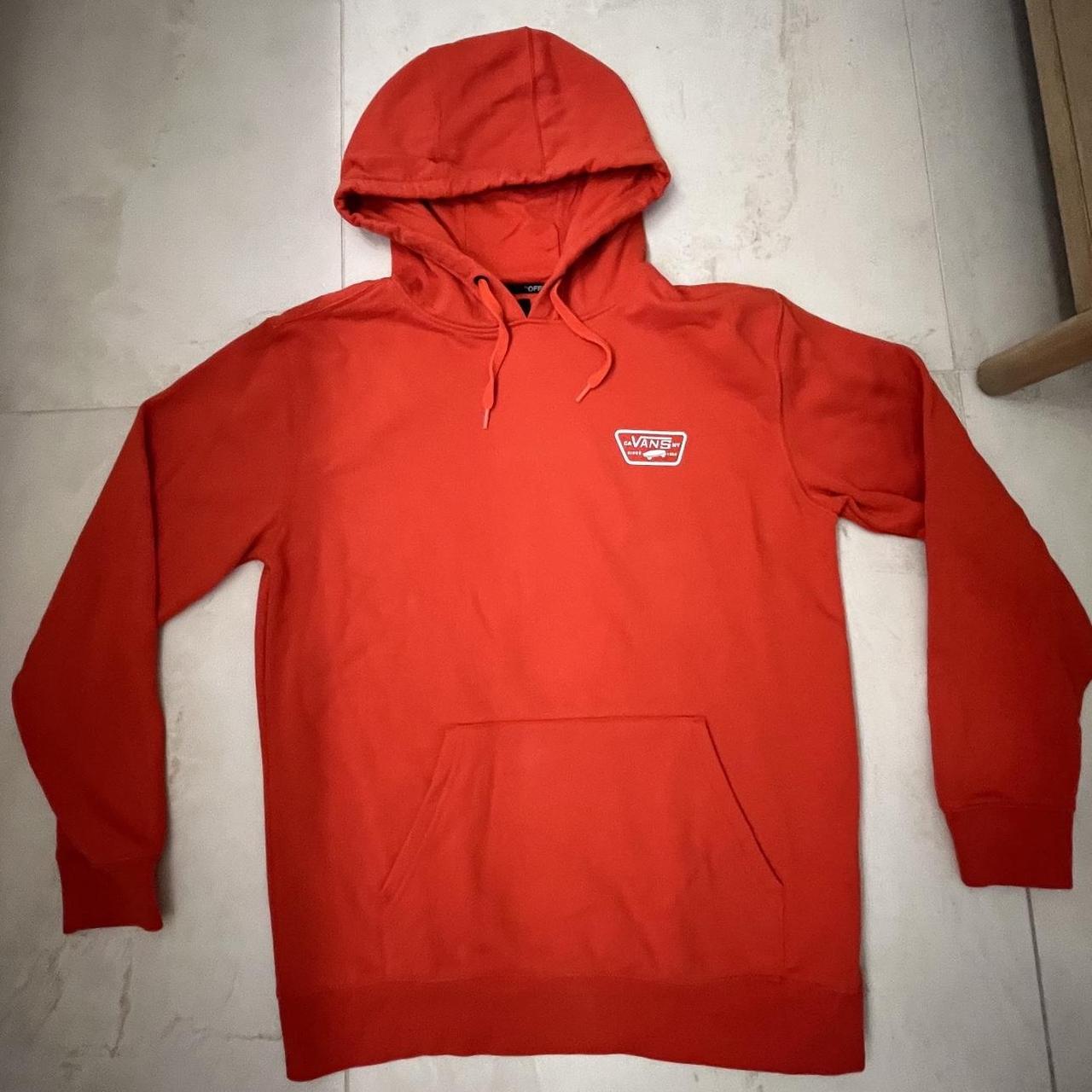 Vans red hoodie discount mens