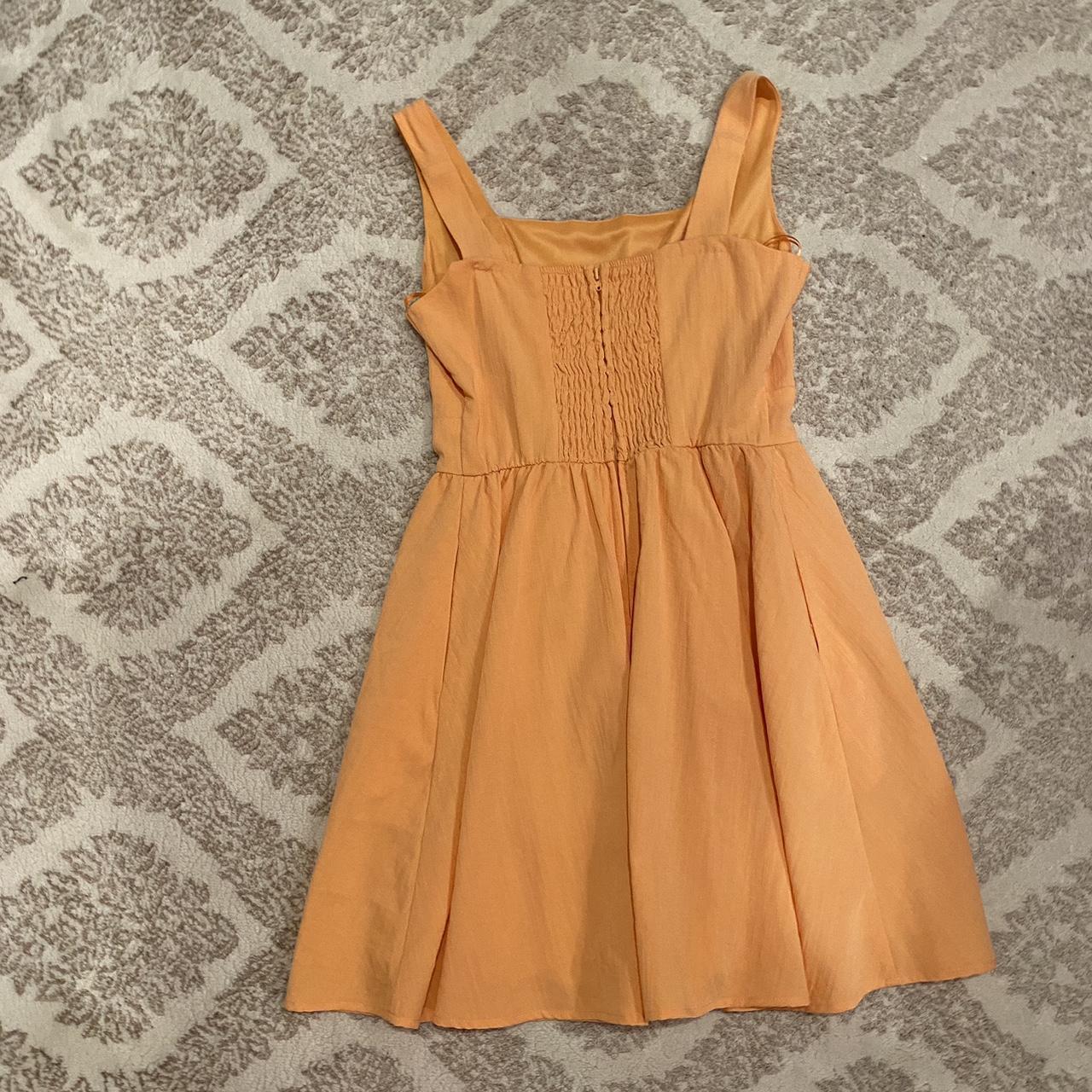 francesca's Women's Orange Dress | Depop