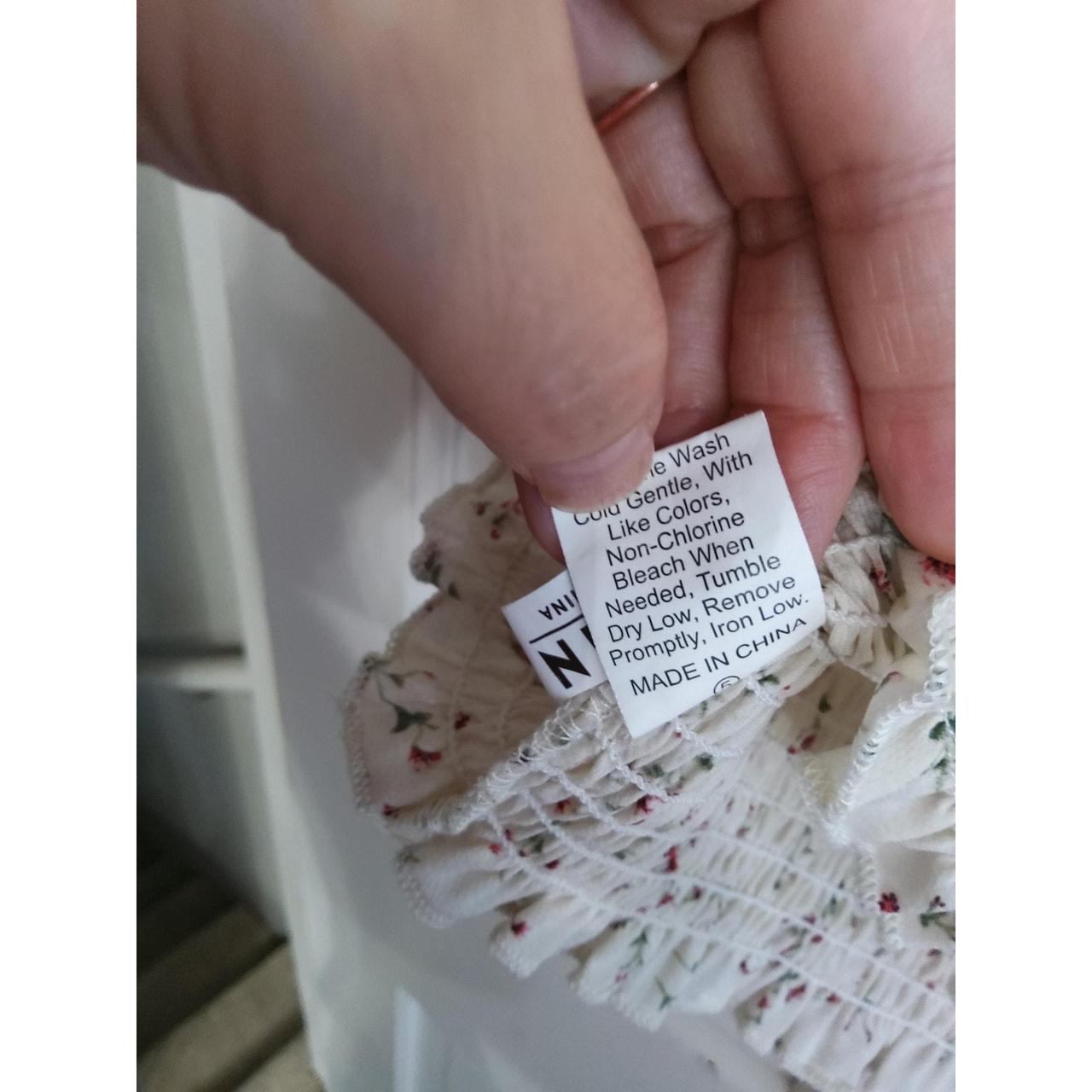 Source Unknown Women's Blouse - Cream - M – No br… - image 6