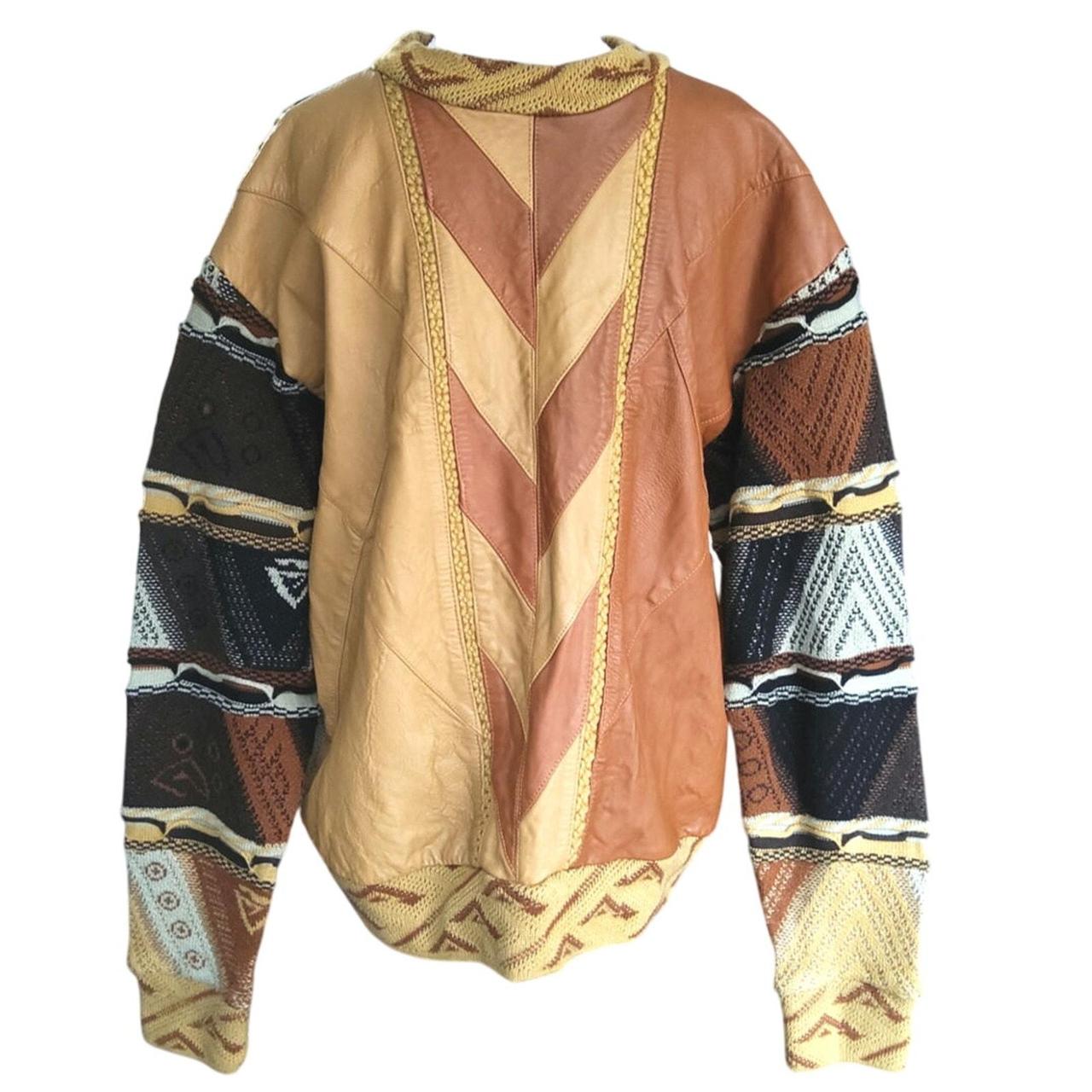Source Unknown Men's Sweater - Brown/Multi - L – … - image 1