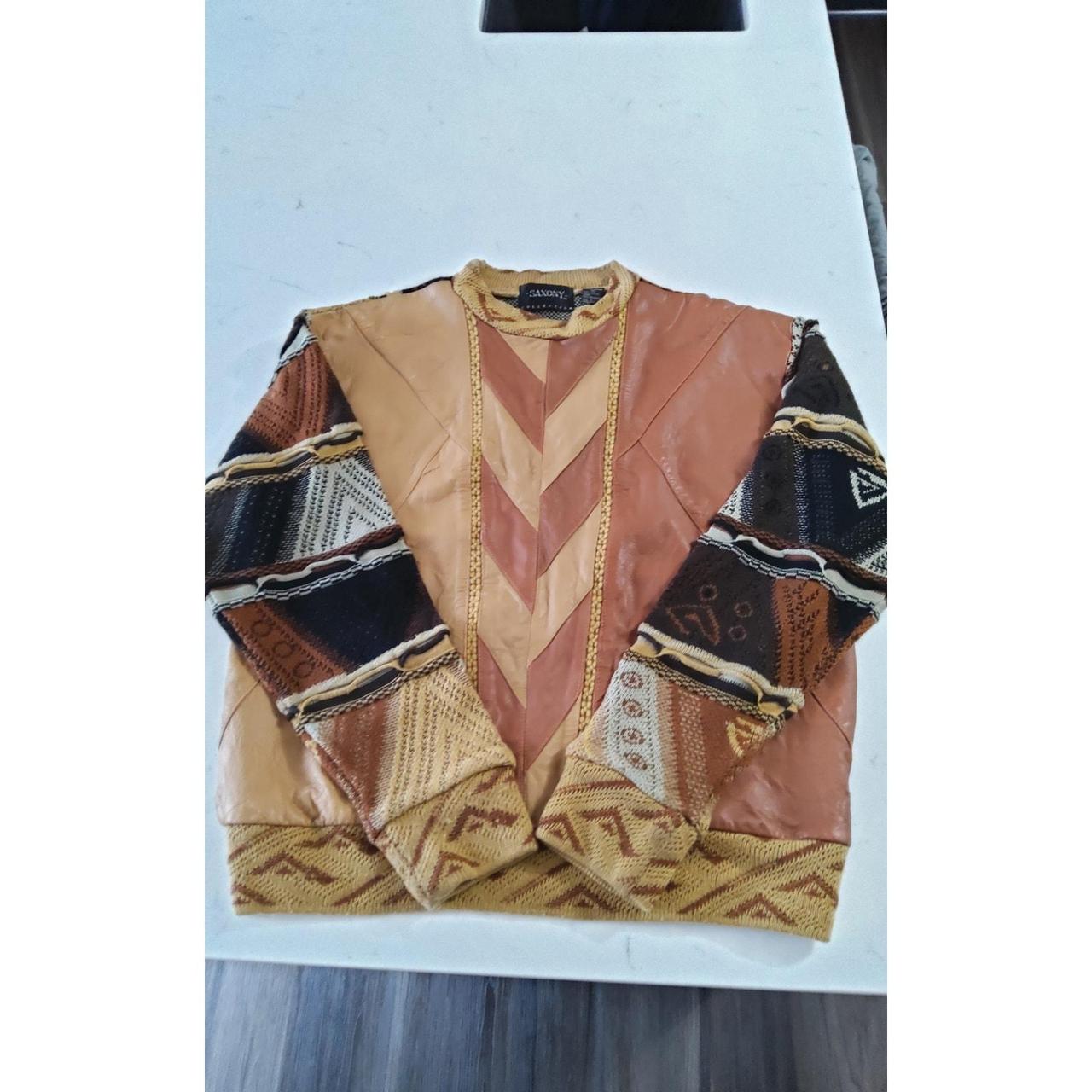 Source Unknown Men's Sweater - Brown/Multi - L – … - image 3