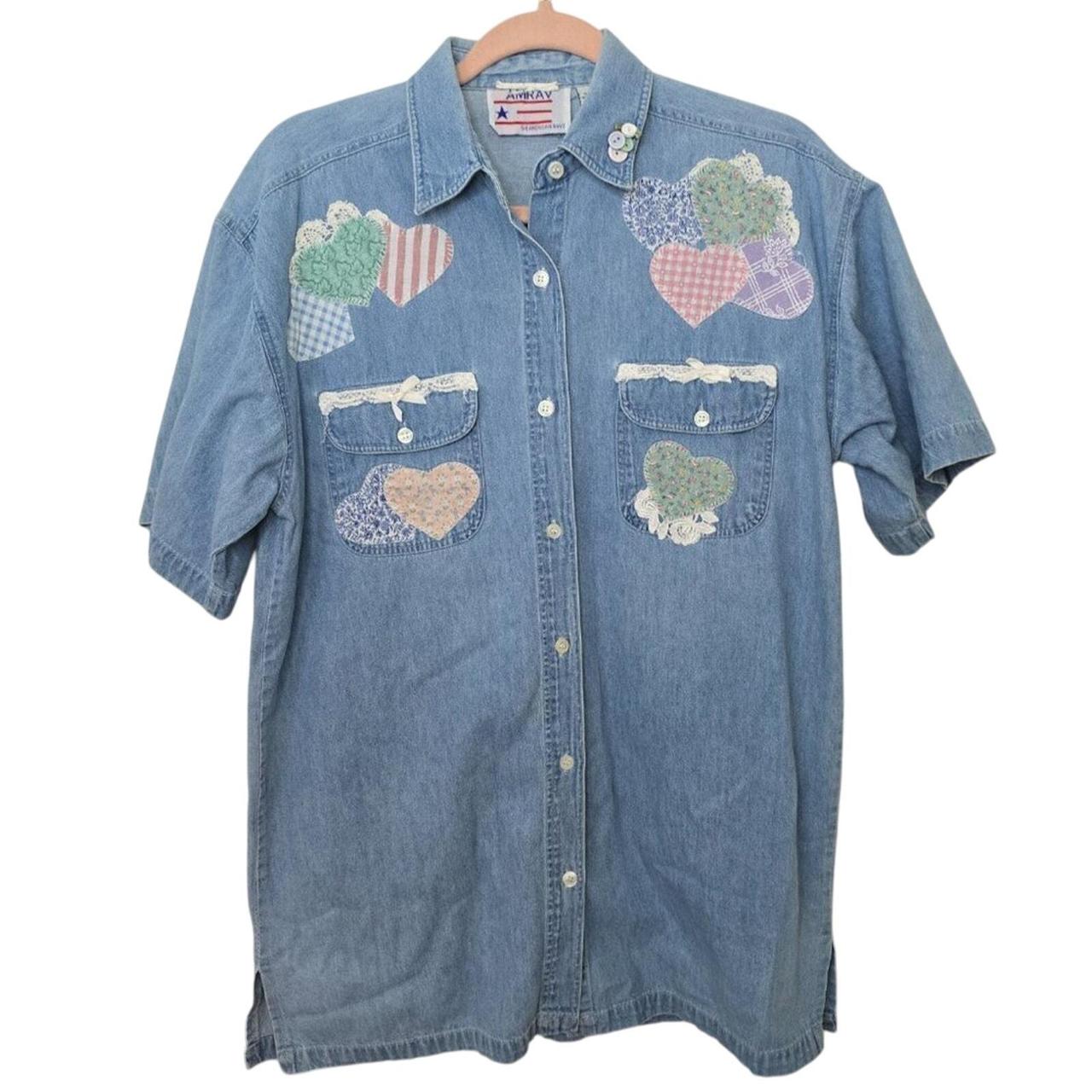 Source Unknown Women's Blouse - Multi/Pink - M – … - image 1