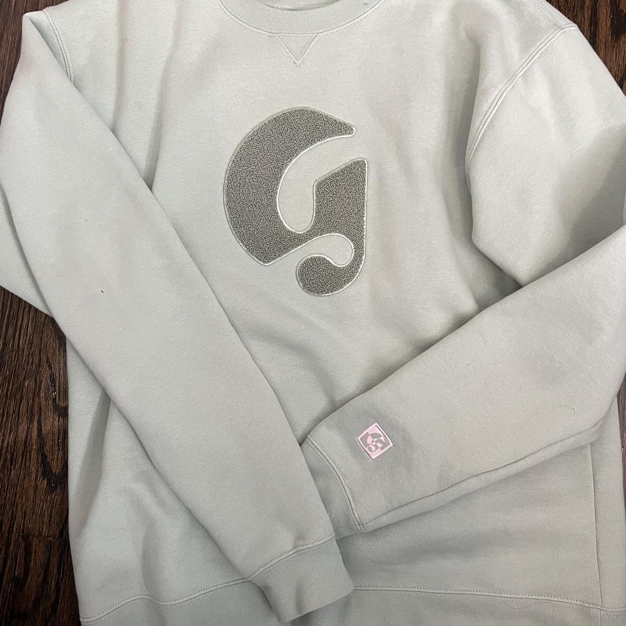 limited edition!! Sea moss green Glossier crew neck... - Depop