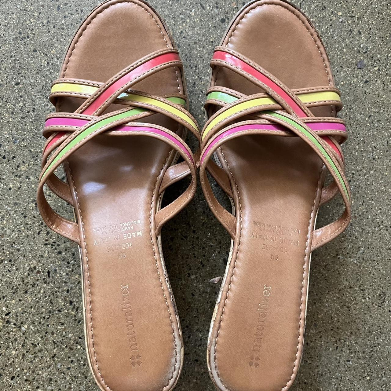 Naturalizer Colorful Sandals Super cute summer Depop